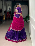 designer purple lehenga choli for wedding
