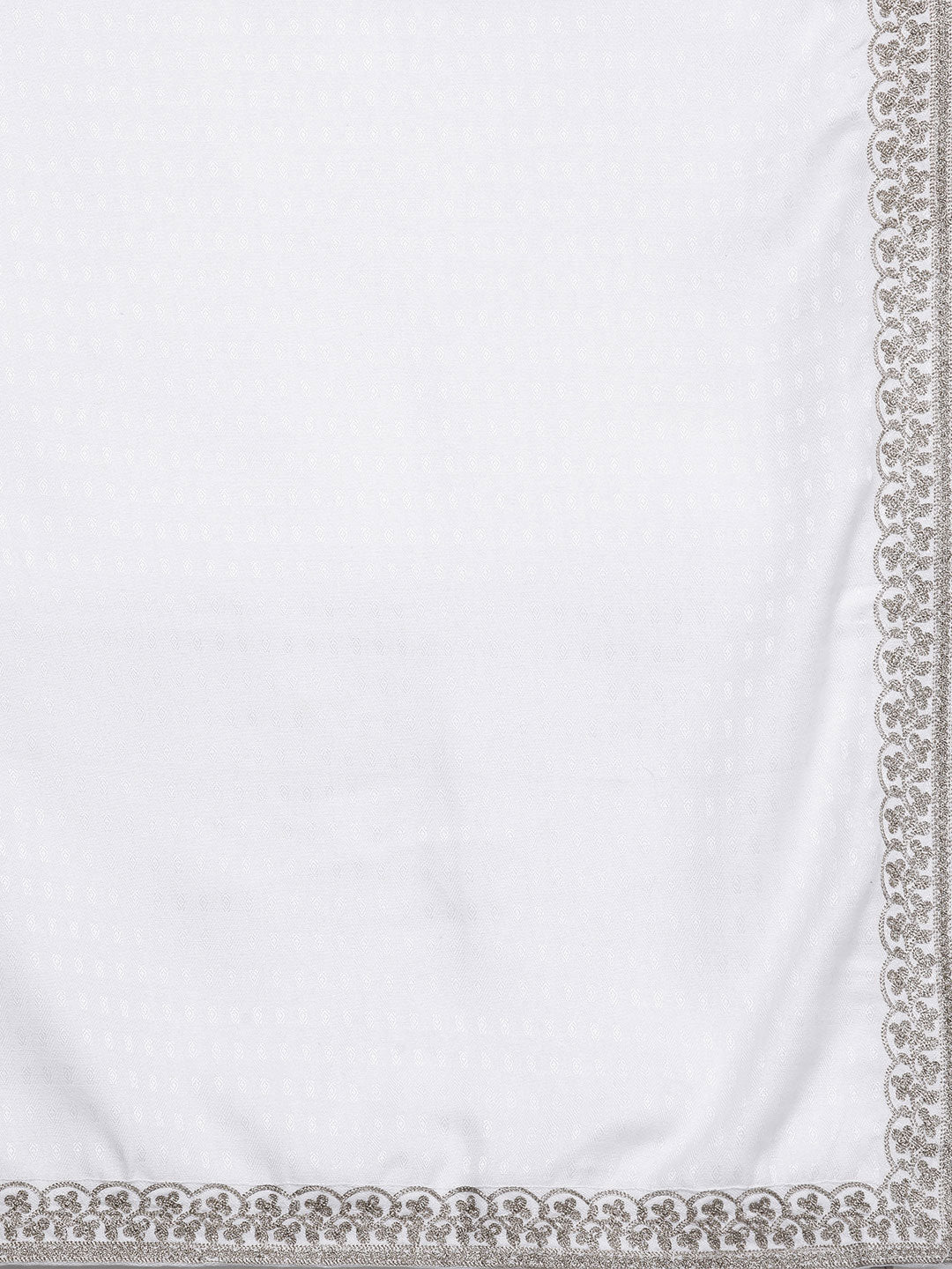 White Pashmina Ethnic Wear Salwar Suit Set for Women