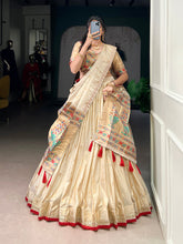Zari weaving red lehenga for weddings