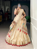 Zari weaving red lehenga for weddings