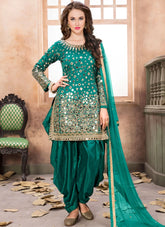 Mirror Work Patiala Suit