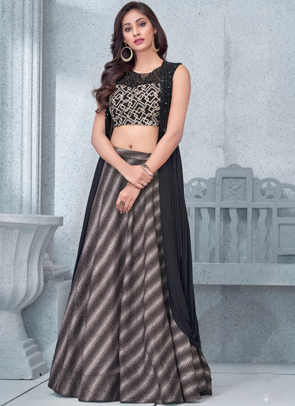 Black Lehenga