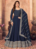 faux georgette suit
