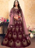 Brown Colour Lehenga