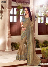 Plain Saree With Border