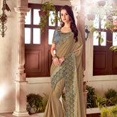 Plain Saree With Border