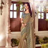 Plain Saree With Border
