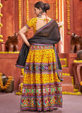 Cotton Silk Navratri Special Gamthi Work Chaniya Choli