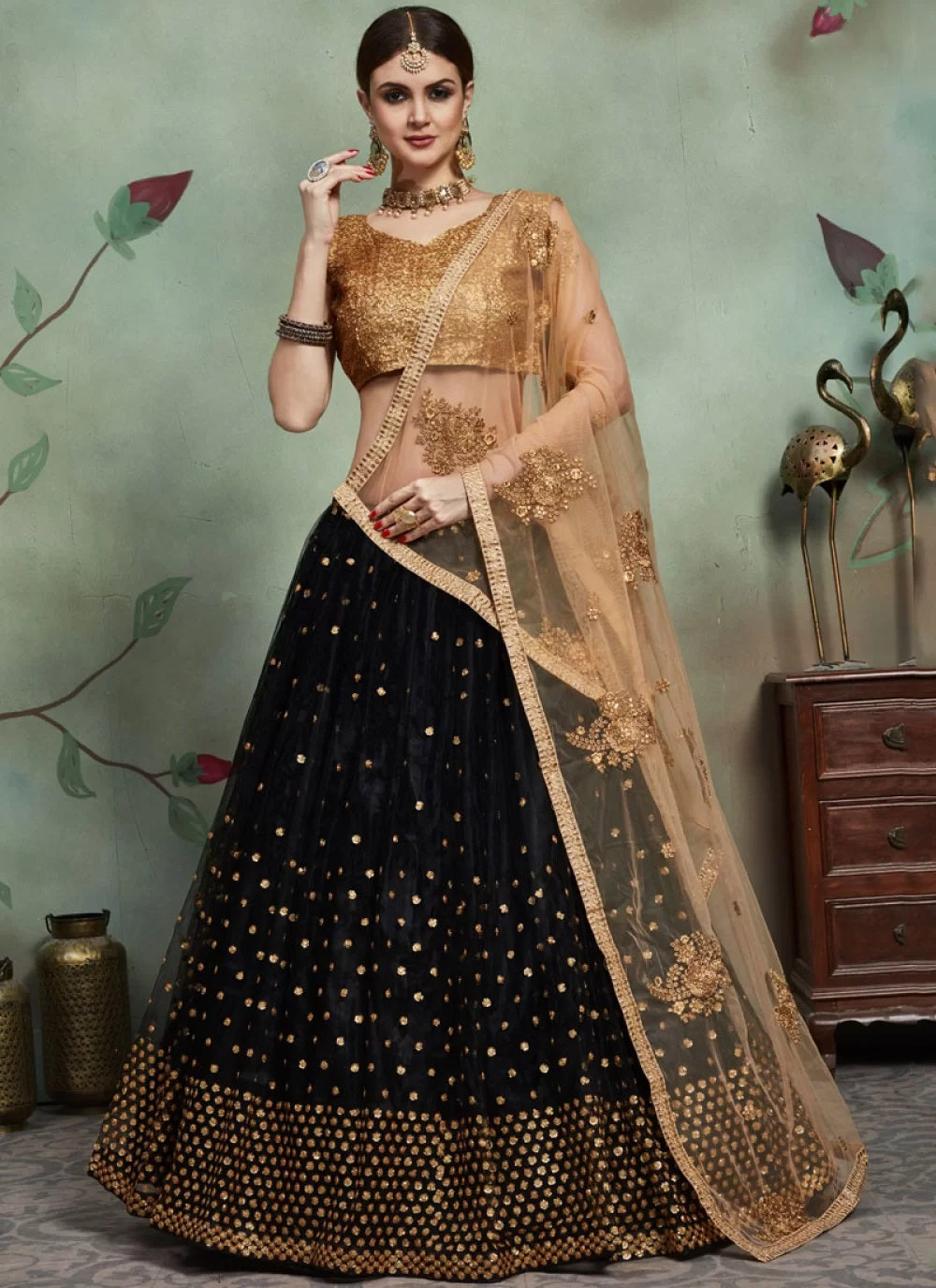Black Lehenga Choli
