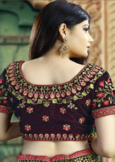 Velvet Lehenga Bridal