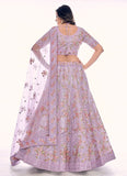 Dori and thread work Soft net Engagement Lehenga choli