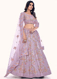 Dori and thread work Soft net Engagement Lehenga choli
