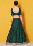 Elegant Green Color Art Silk Party Wear Lehenga Choli