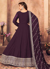 faux georgette suit