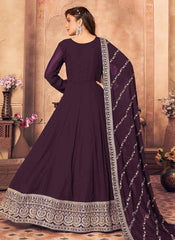 faux georgette suit
