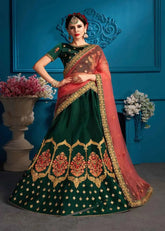 Green Lehenga For Mahendi