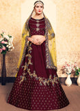 Maroon Lehenga