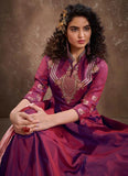 Magentra Ready to wear Silk Anarkali Gown