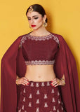 Designer Embroidered Art Silk Lehenga Choli