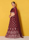 Designer Embroidered Art Silk Lehenga Choli