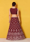 Designer Embroidered Art Silk Lehenga Choli