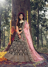 Velvet Lehenga
