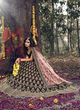 Maroon Stone Work Designer Lehenga