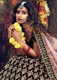 Maroon Stone Work Designer Lehenga