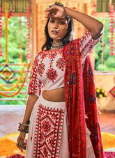 Off White embroidery lehenga choli