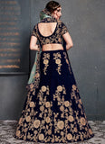 Velvet Lehenga