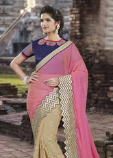Silk Saree With Designer Blouse