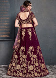 Velvet Lehenga For Bridal