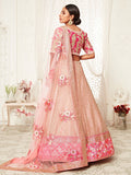 Golden Pink Bridal Lehenga