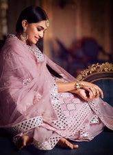 Sharara in baby pink