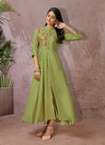 Stylish and Comfortable Heavy Rayon Embroidered Kurti