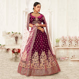Light Purple Bridal Lehenga
