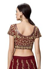 Maroon Lehenga