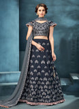 Blue Lehenga For Bride