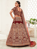 Wedding Red Bridal Lehenga
