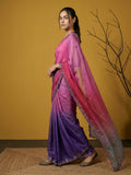 festive wear designer saree with traditional gotapatti embroidery