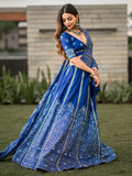 Gota patti tassels dupatta Bandhani lehenga