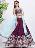 Bridal Sangeet Outfit with Organza Dupatta