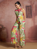 Premium Pure Muslin Silk Floral Co-Ord Set for Women