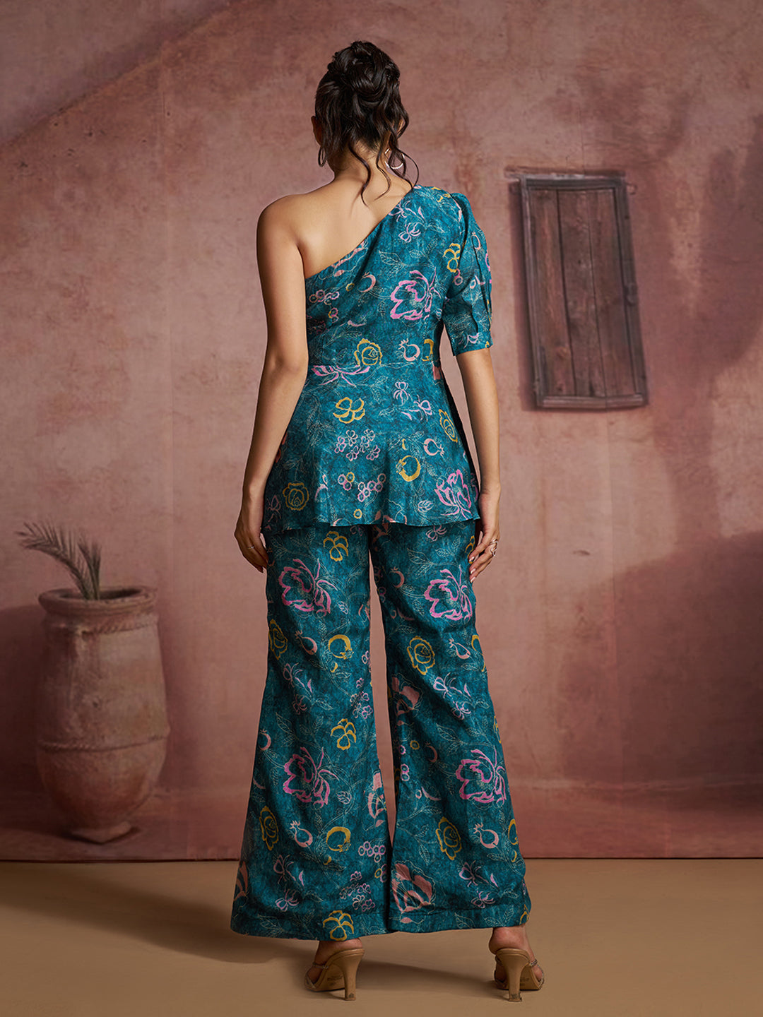 Luxury Designer Blue Co-Ord Set for Party & Festive Wear