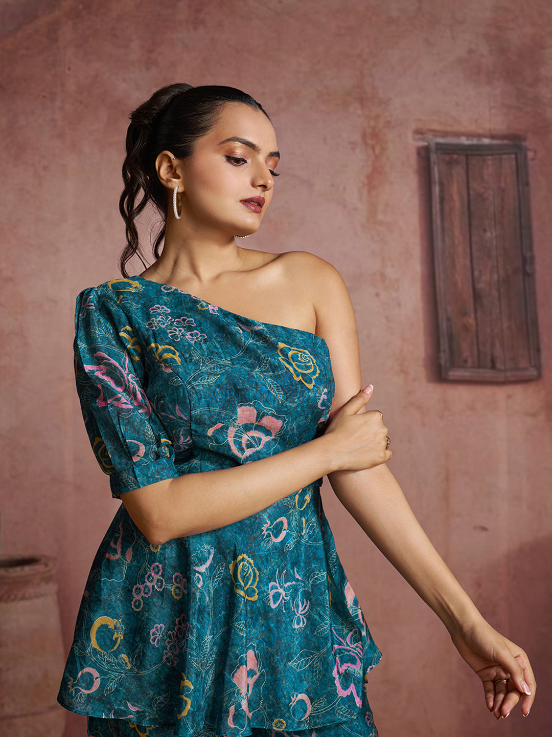 Luxury Designer Blue Co-Ord Set for Party & Festive Wear