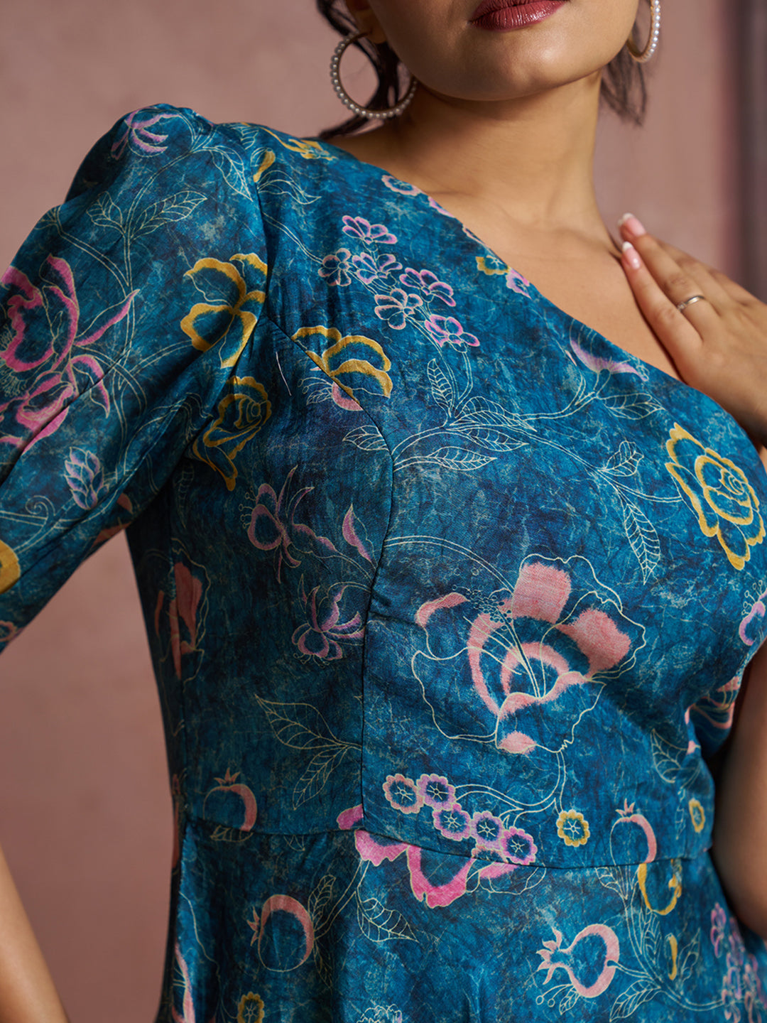 Luxury Designer Blue Co-Ord Set for Party & Festive Wear