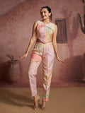 Classic Designer Pure Muslin Silk Co-Ord Set for Elegant Wear