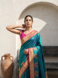 elegant soft silk saree with heritage paithani craftsmanship