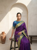luxury soft silk saree with heritage paithani craftsmanship