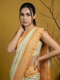 traditional yellow handloom saree perfect for weddings and celebrations